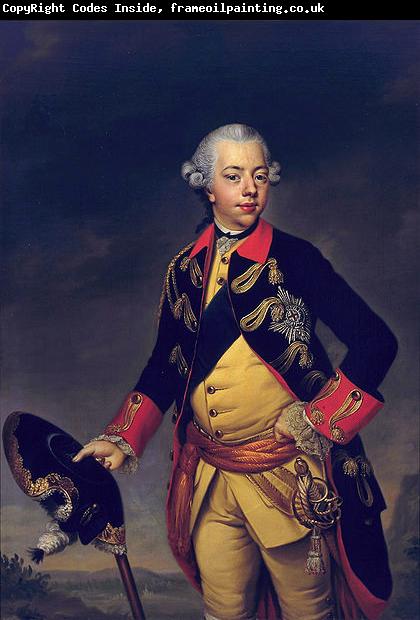 Johann Georg Ziesenis Portrait of Stadholder Willem V